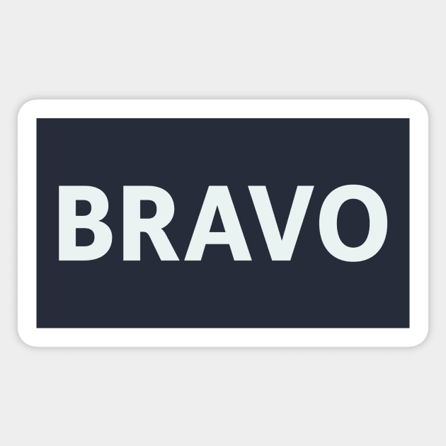 Bravo Sticker by SillyQuotes